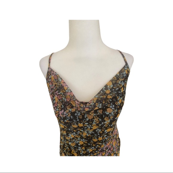 BCBG Generation Floral Spaghetti Strap Blouse. Size: Small.  New With Tag - Picture 3 of 4